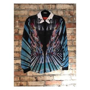 CLOVER CANYON Printed Blouse (US SMALL)